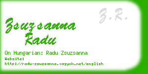 zsuzsanna radu business card